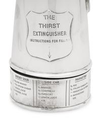 An English Silver-Plate The Thirst Extinguisher Cocktail Shaker