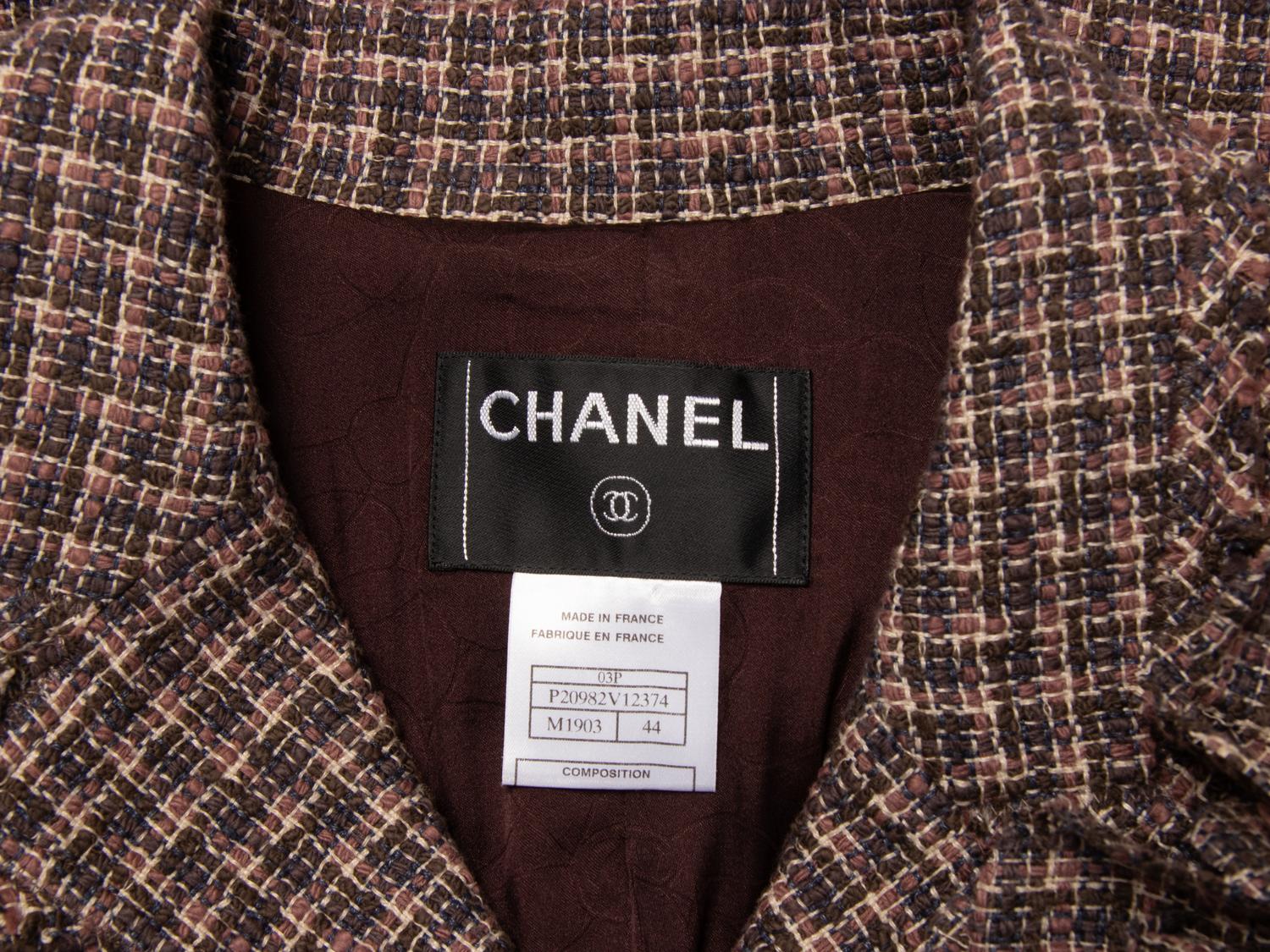 Chanel, Tweed Jacket with Removable Camellia