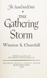CHURCHILL, WINSTON. The Second World War. Boston, 1948-1953. 6 vols. 8vo,