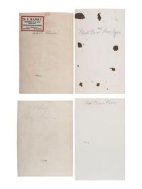 [NATIVE AMERICANS]. 8 photographs of identified Native American subjects, incl. Kicking Bear, Long Soldier, and Bob Brave Bear by D.F. BARRY.