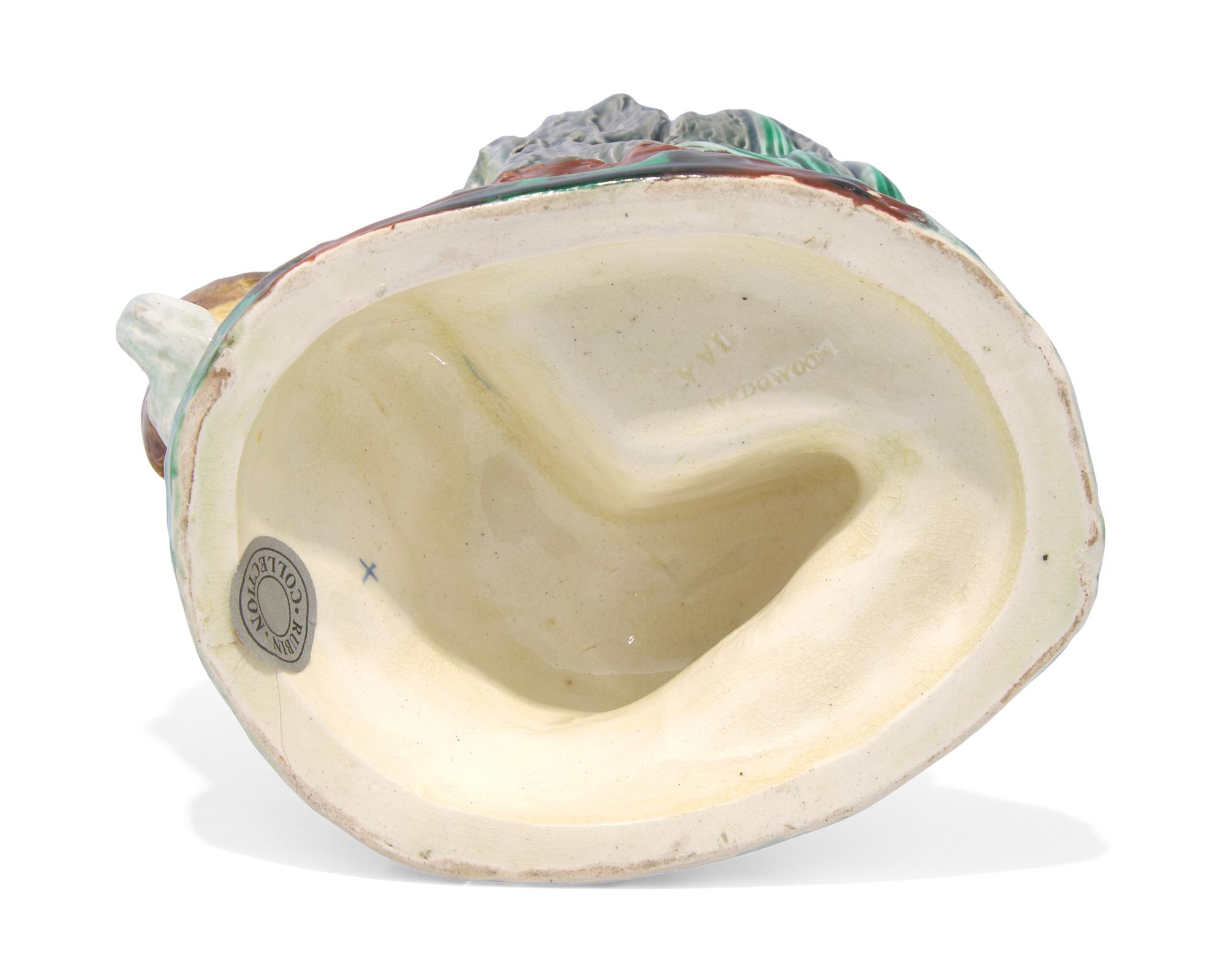 Three English Majolica Dishes
