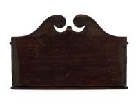 A Federal Paint Decorated Pine Cutlery Wall Box