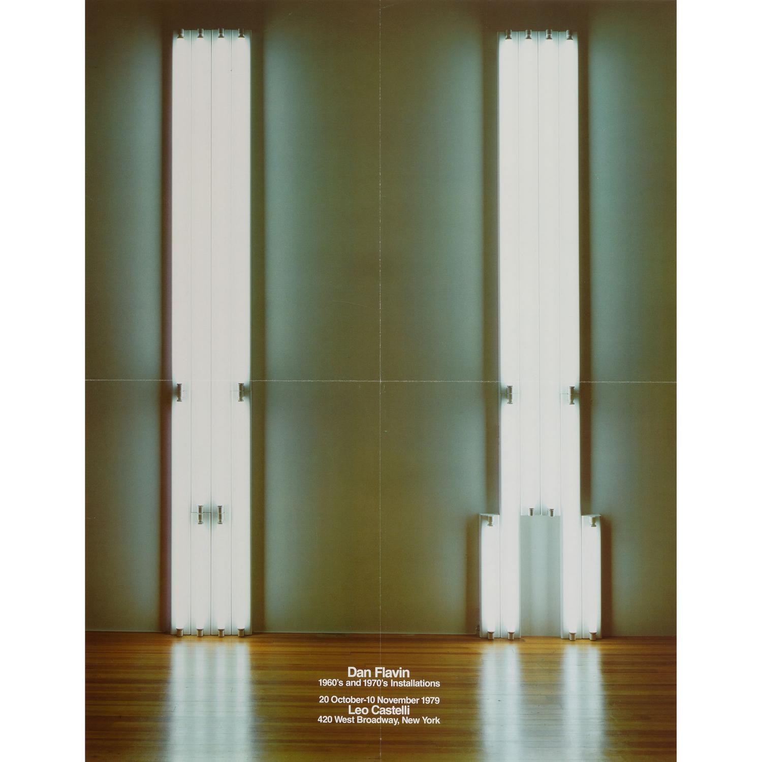 Four Exhibition Posters for American Artists at Leo Castelli