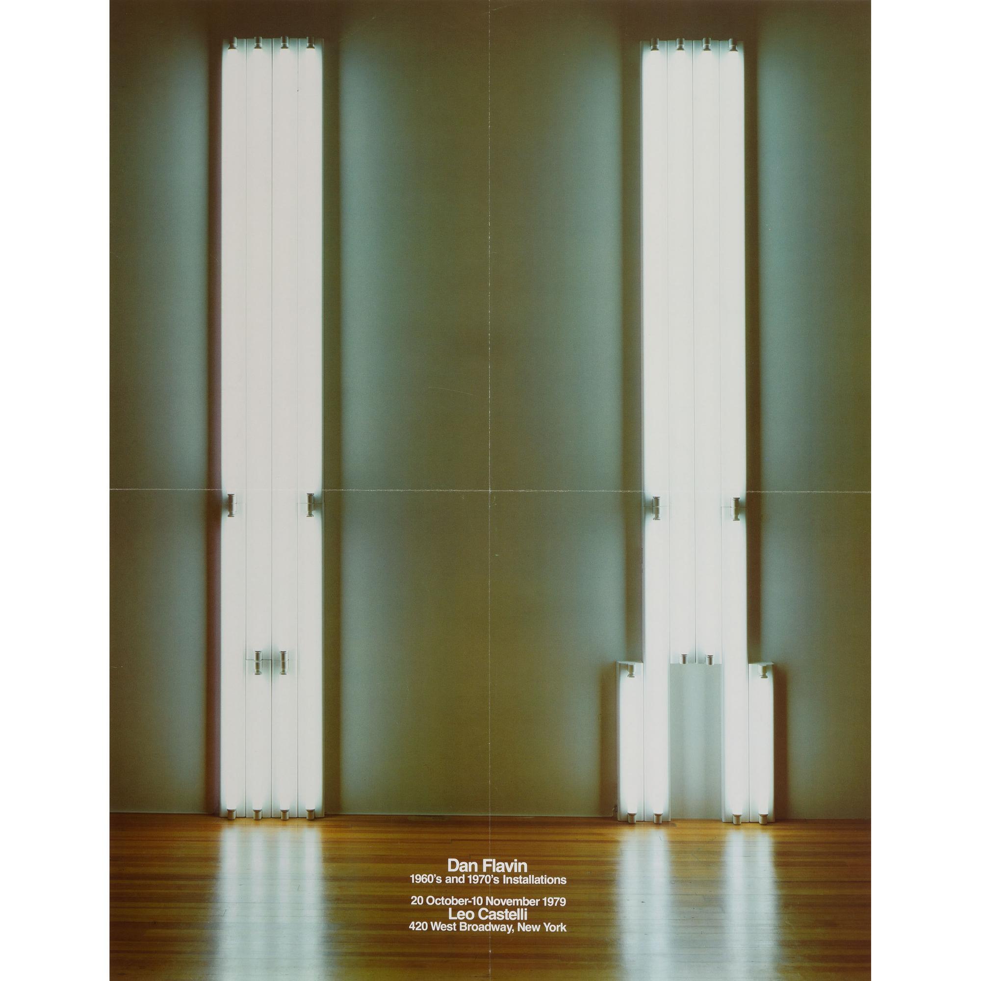 Four Exhibition Posters for American Artists at Leo Castelli