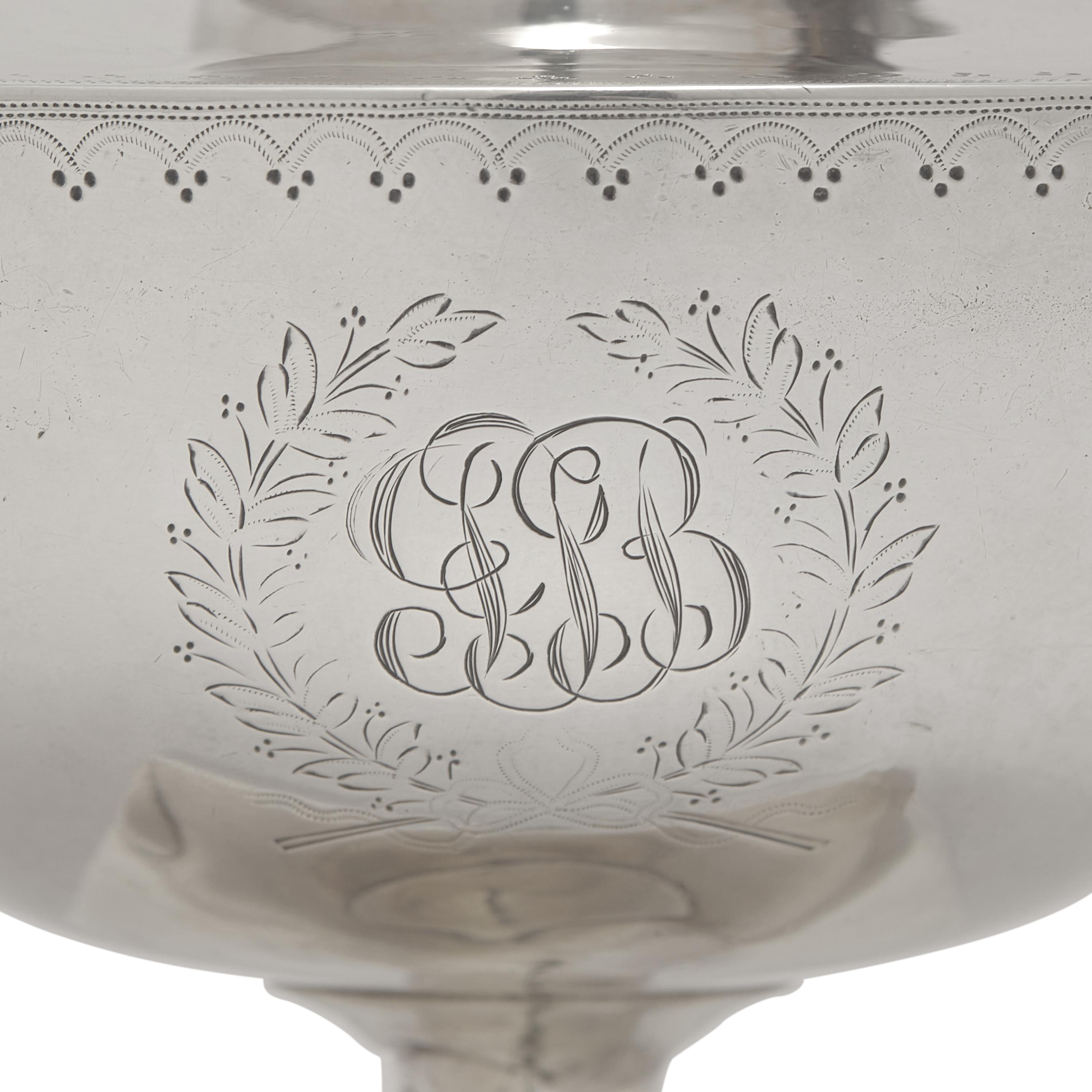 A Rare Federal Silver Diminutive Teapot