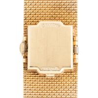 HAMILTON, YELLOW GOLD AND DIAMOND HIDDEN DIAL WATCH