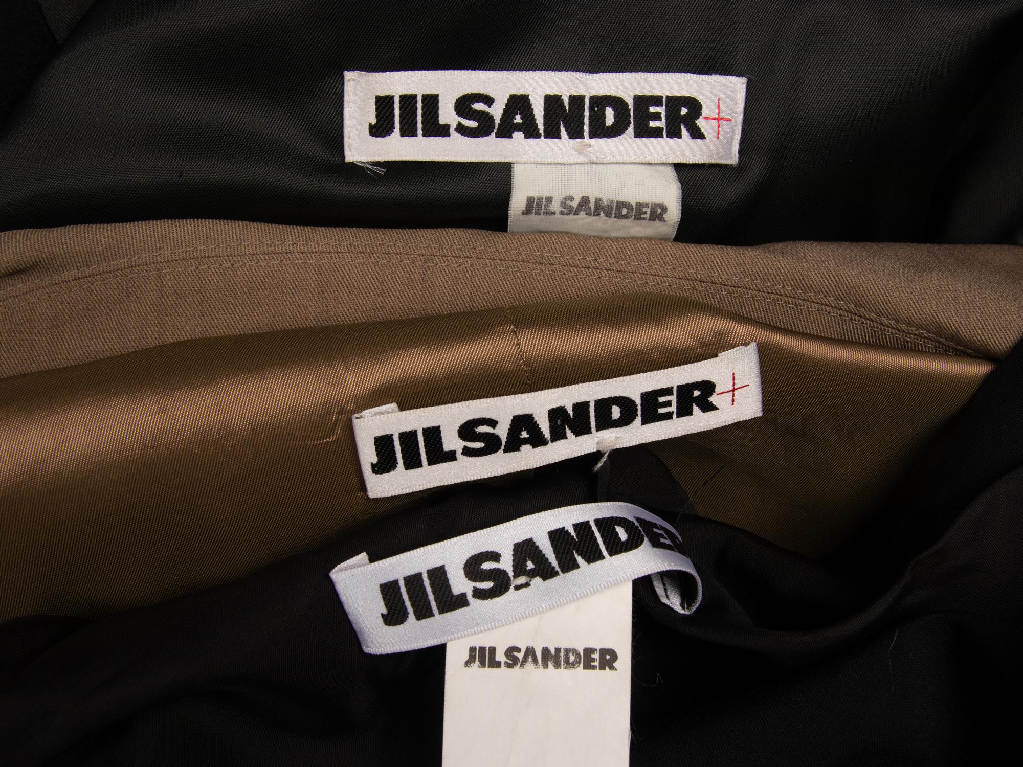 JIL SANDER, THREE COATS