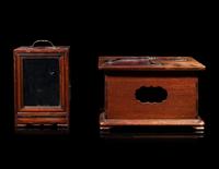 Two Chinese Hardwood Displaying Articles