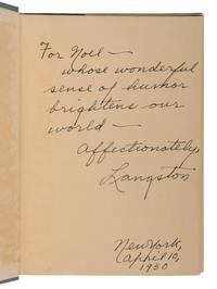 HUGHES, Langston (1901-1967). Simple Speaks His Mind . New York: Simon and Schuster, 1950.