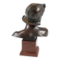 After Emmanuel Hannaux (French, 1855-1934) — Bust of a Young Warrior