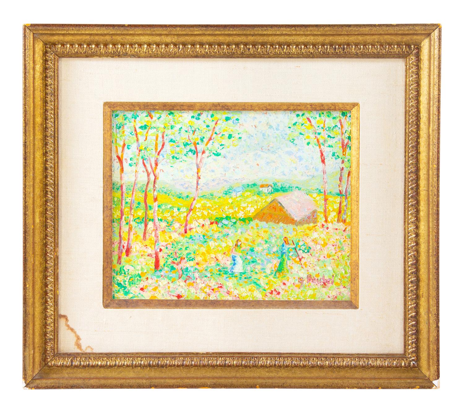 Gail Beutel (20th Century) Landscape oil on canvas signed…