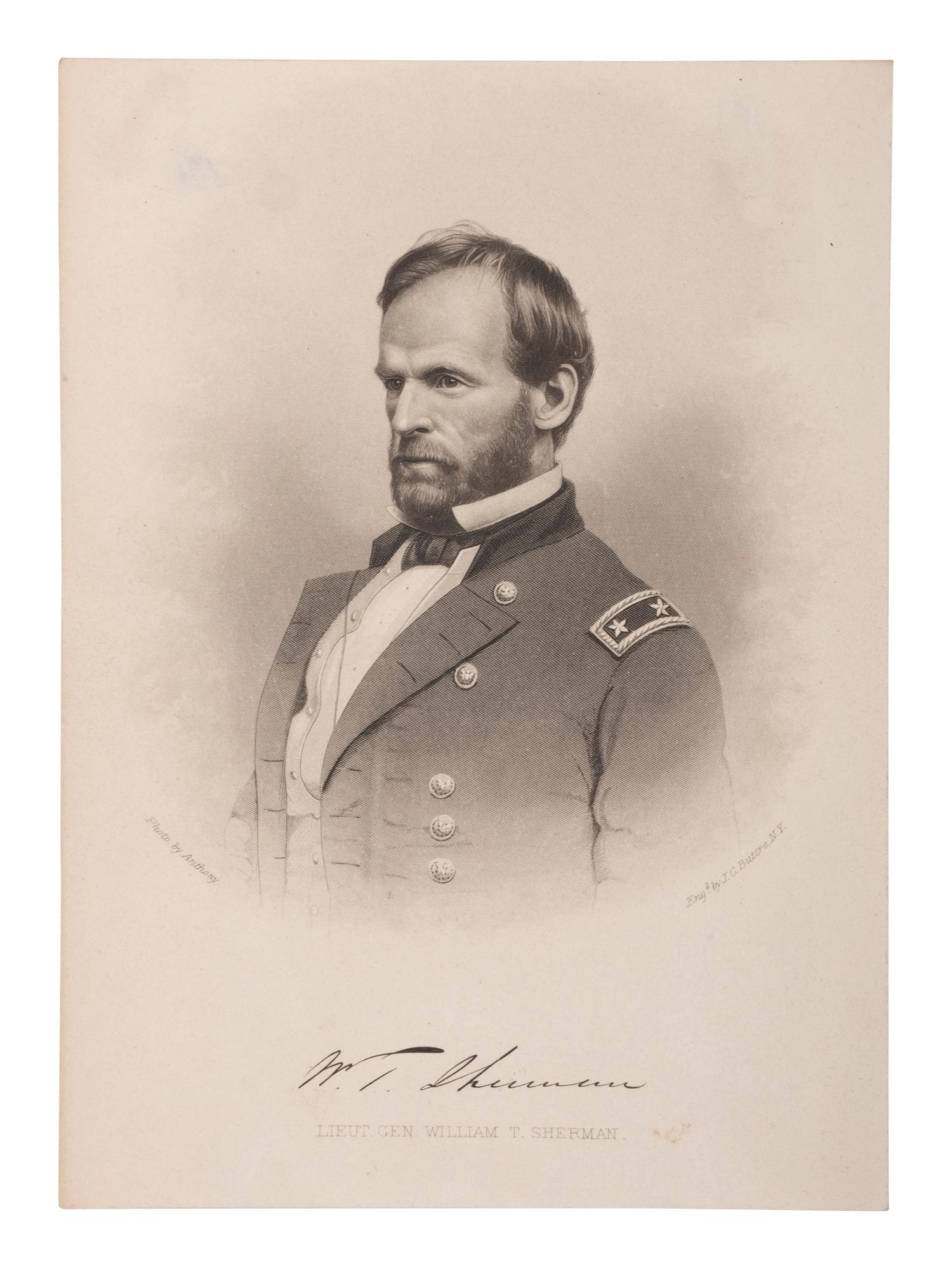 [CIVIL WAR]. SHERMAN, William Tecumseh (1820-1891). Autograph letter signed ("W.T. Sherman"), as Commanding General of the US Army, to General Henry M. Cist (1839-1902). Washington, D.C. 2 November 1879.