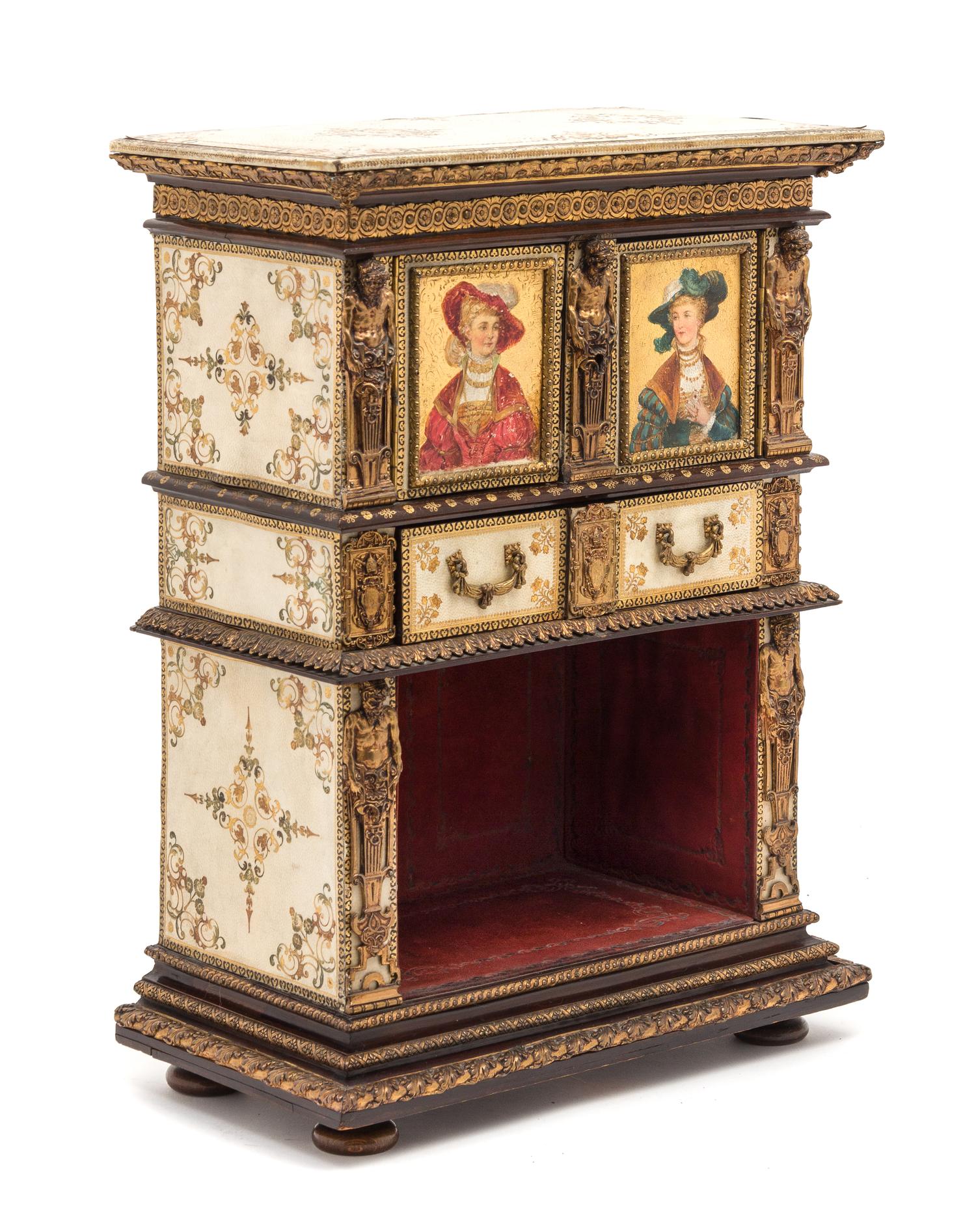 A Swiss Table Casket Height 16 1/2 inches. — B. LEUTHOLD & SCHUCHMANN
