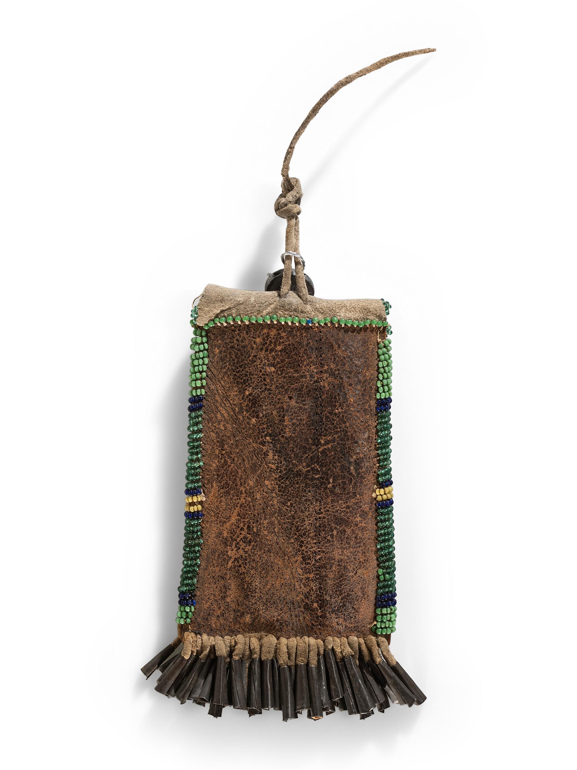 Southern Plains Beaded Hide Strike-a-Light Bag