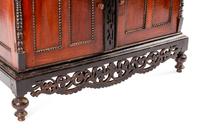 A Dutch Colonial Parcel Ebonized Mahogany Cabinet