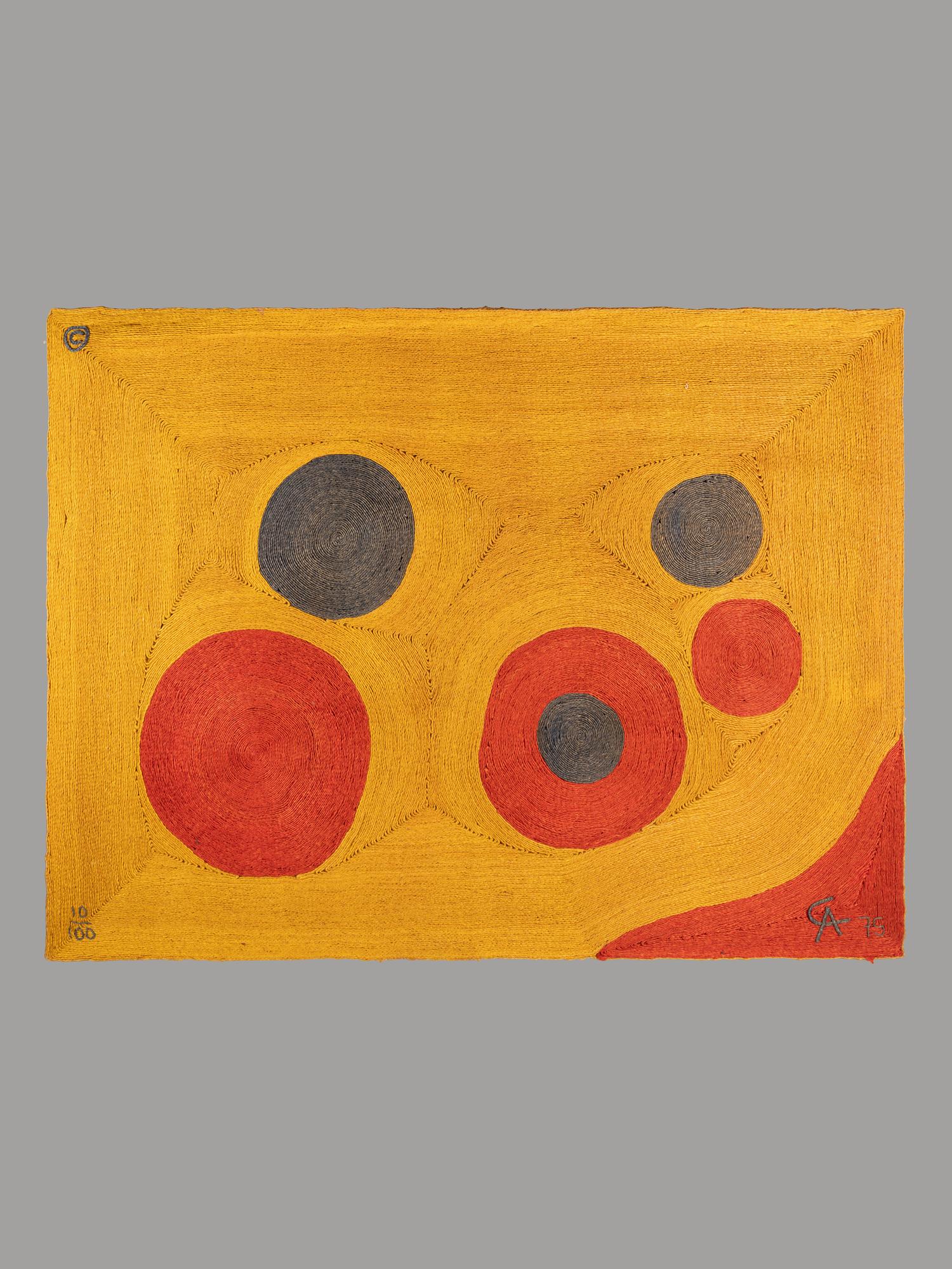 'Sun' Tapestry, c. 1975 Edition 10 of 100 CAC Publications / Bon Art, USA / Guatemala