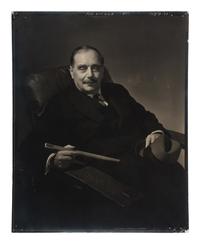 STEICHEN, Edward (1879-1973). A photograph of H.G. Wells for Vanity Fair. 1931.