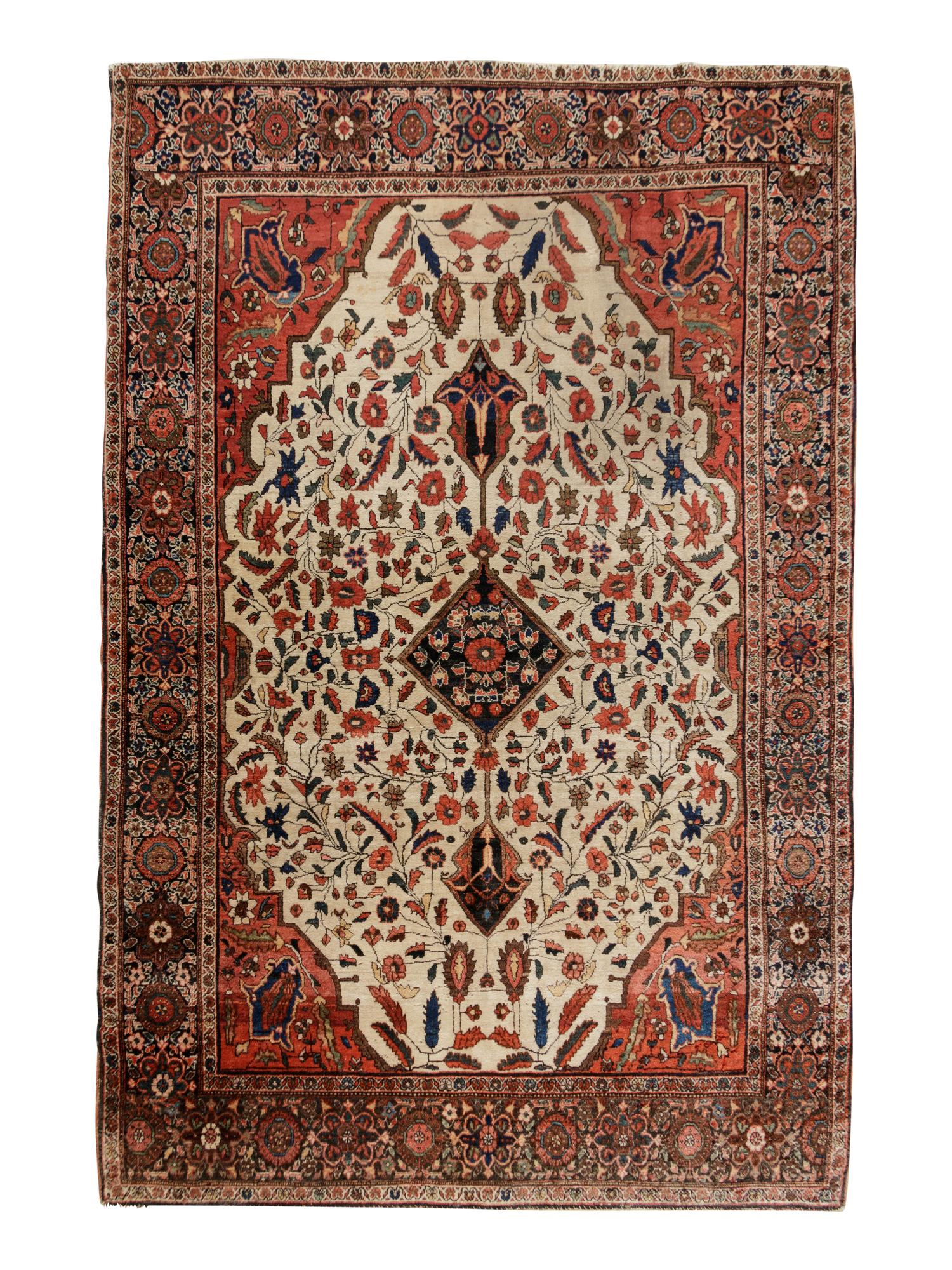 A Feraghan Sarouk Wool Rug