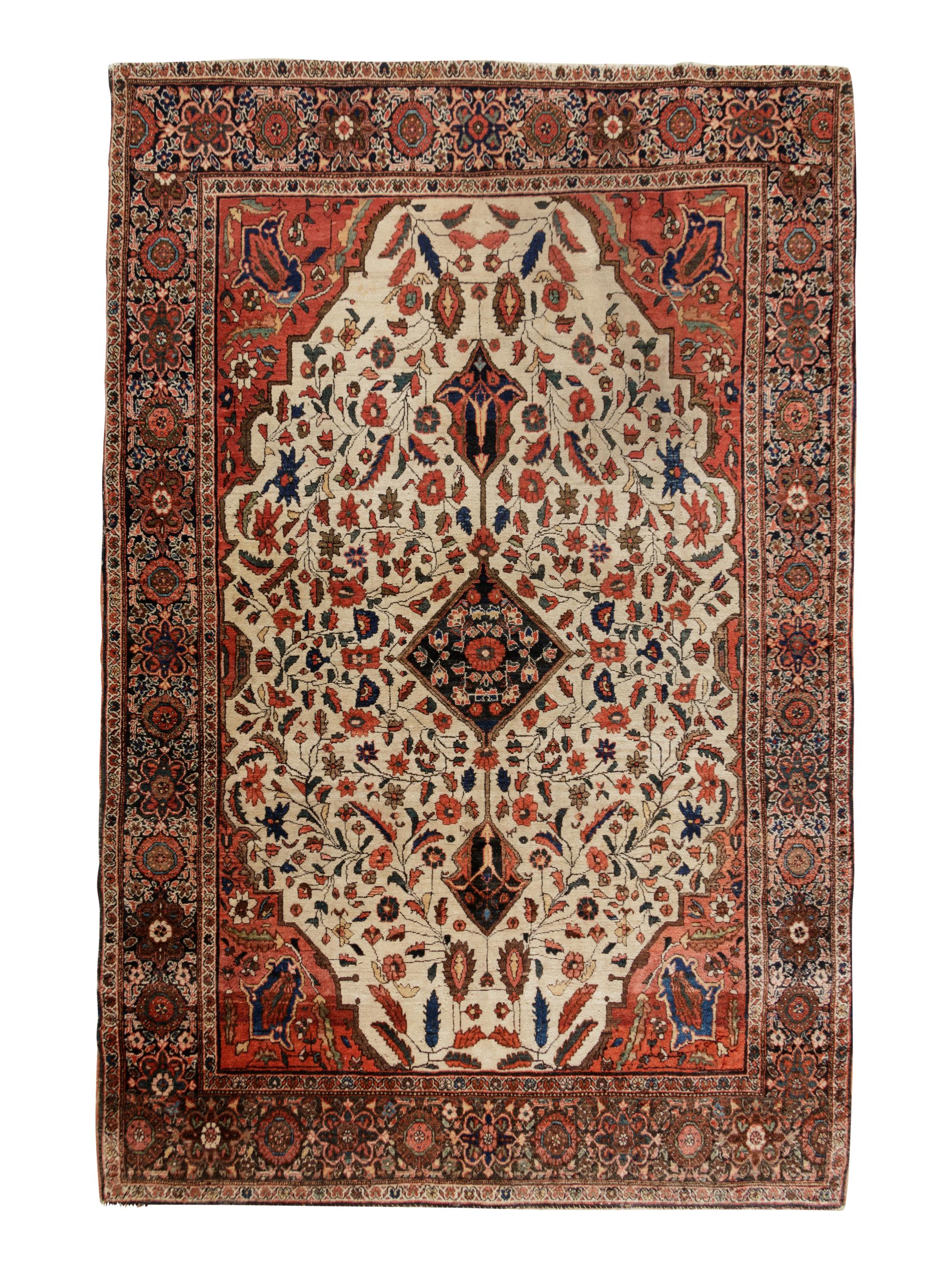 A Feraghan Sarouk Wool Rug