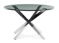 A Glass and Chrome Table Height 27 1/2 inches (without top). — STYLE OF LEON ROSEN FOR PACE COLLECTION