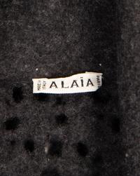Alaïa Felted Wool Knit Coat, 1990s