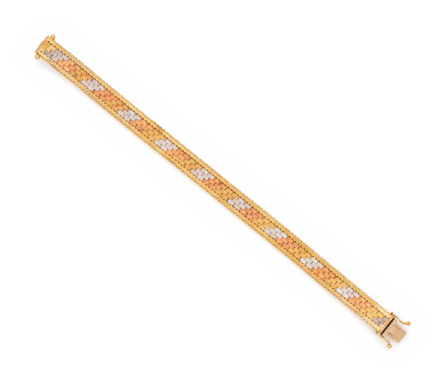 TRICOLOR GOLD BRACELET