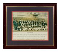 A Group of Nine Early Years of the Chicago Bears Photographs Formerly Displayed at Mike Ditka’s Restaurant.
