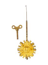 An Empire Giltwood Wall Clock