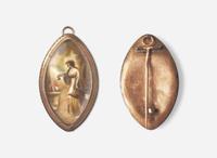 A collection of seven pieces of mourning jewelry, 18th and 19th century