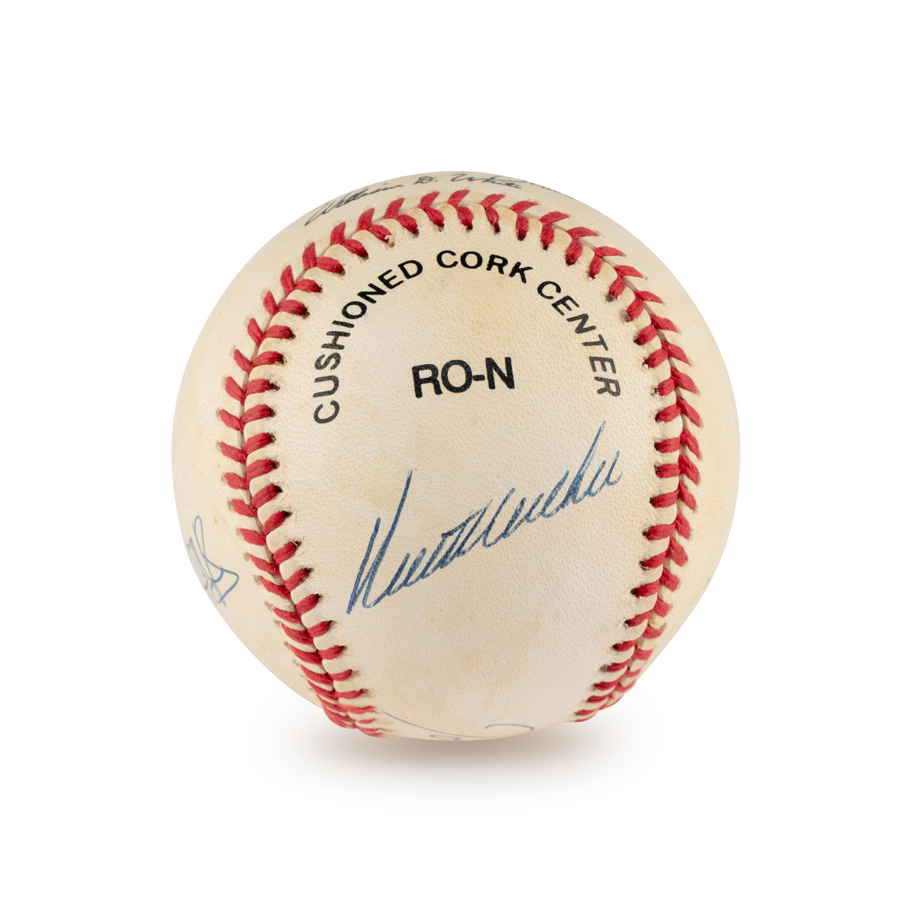 An Atlanta Braves Pitching Aces Multi Signed Autograph Baseball (Beckett Authentication Services)