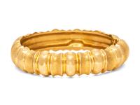 An 18 Karat Yellow Gold Bangle,