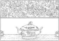 Louise Lawler (American, b. 1947) — Pollock and Tureen (Traced), 1984/2013