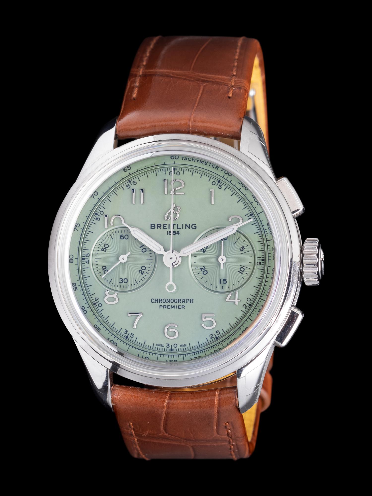 BREITLING, STAINLESS STEEL 'PREMIER B09 CHRONOGRAPH' WATCH