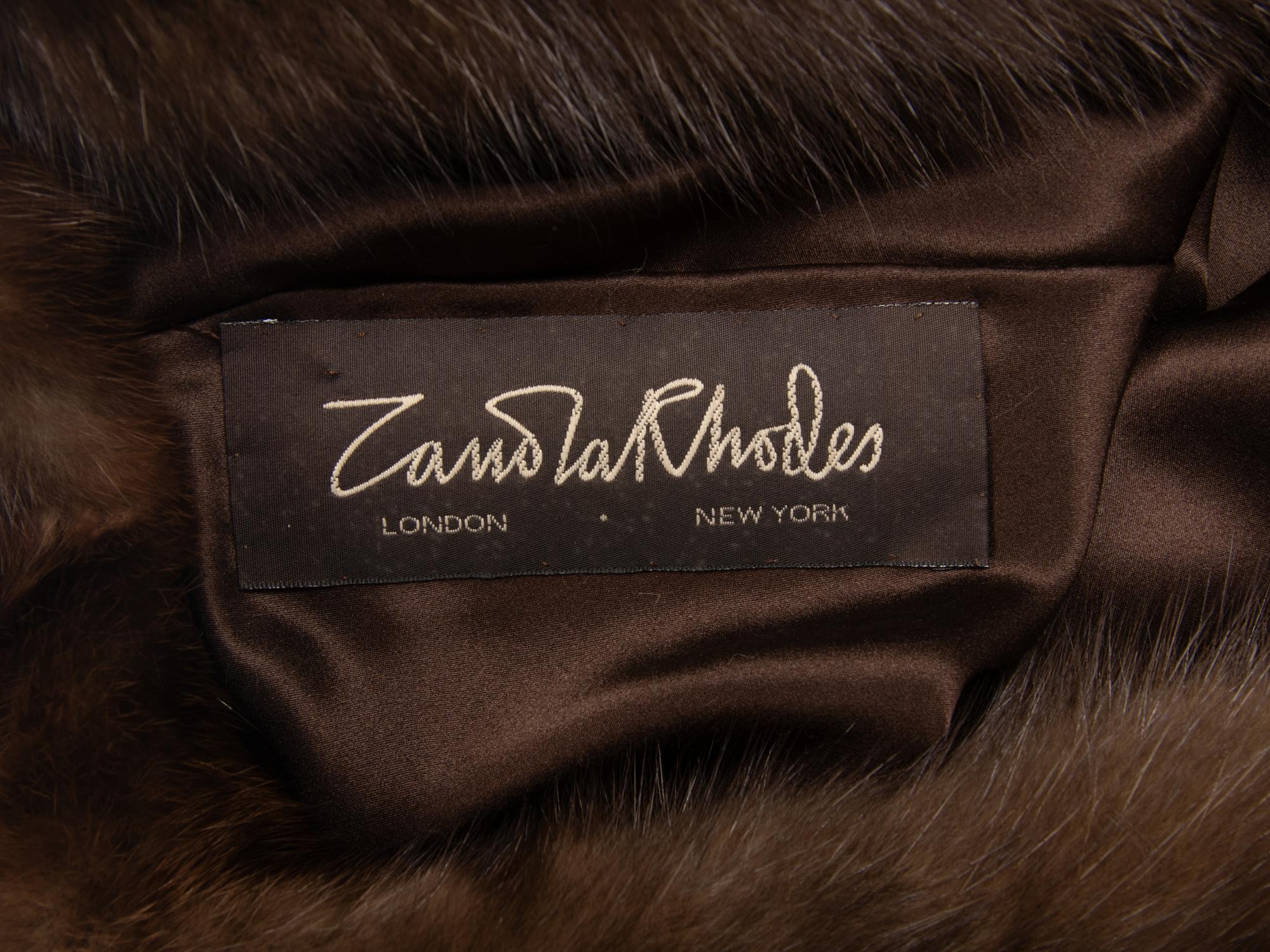Zandra Rhodes Sable Poncho