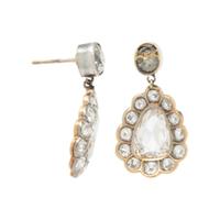 GOLD AND DIAMOND EARRINGS