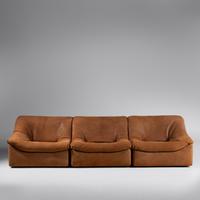 DS46 three-piece buffalo leather sofa