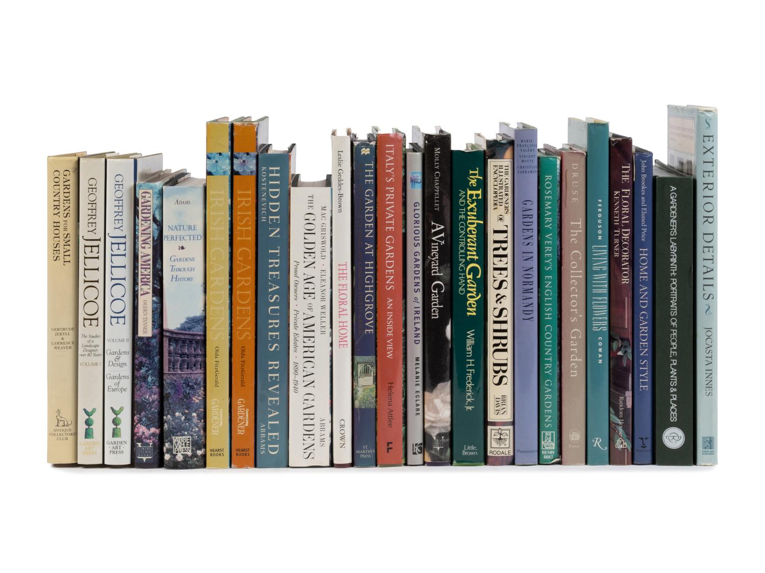 A Collection of Books Pertaining to Plants and Gardens
