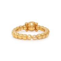 YELLOW GOLD AND CARNELIAN RING