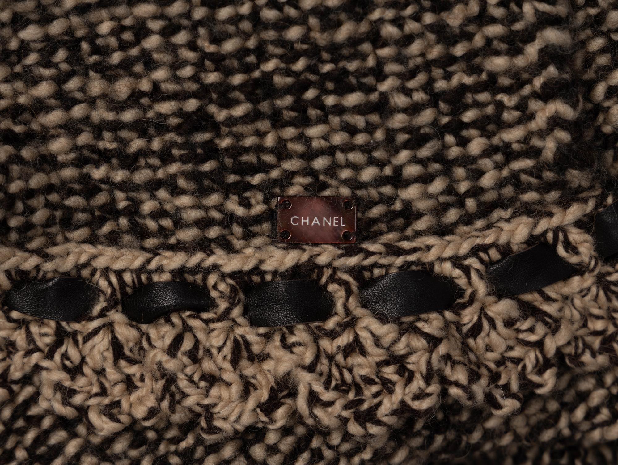 Chanel, Knit Cardigan with Matching Scarf