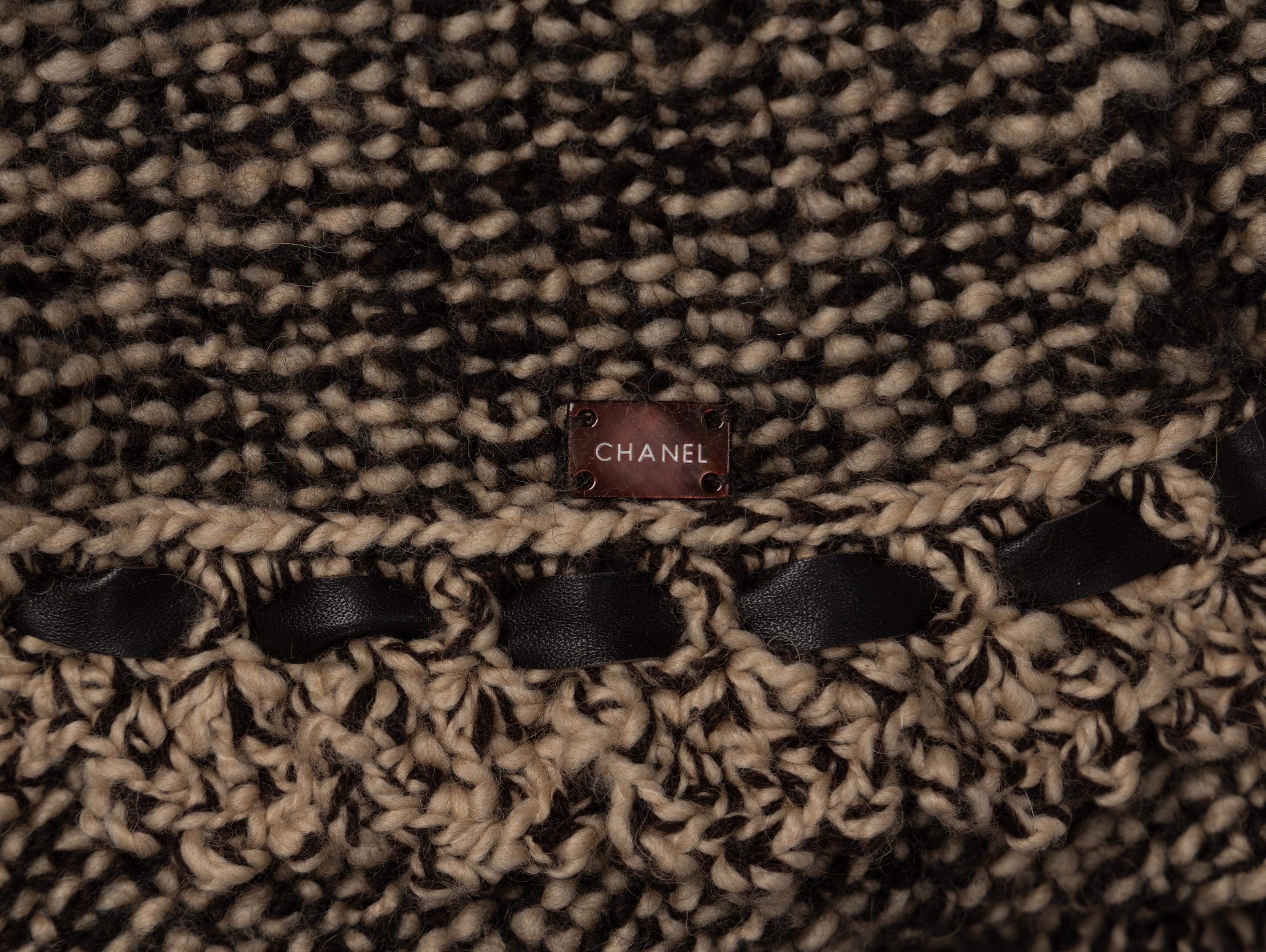 Chanel, Knit Cardigan with Matching Scarf