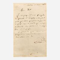 [Autographs & Manuscripts] Verdi, Giuseppe Autograph letter, signed