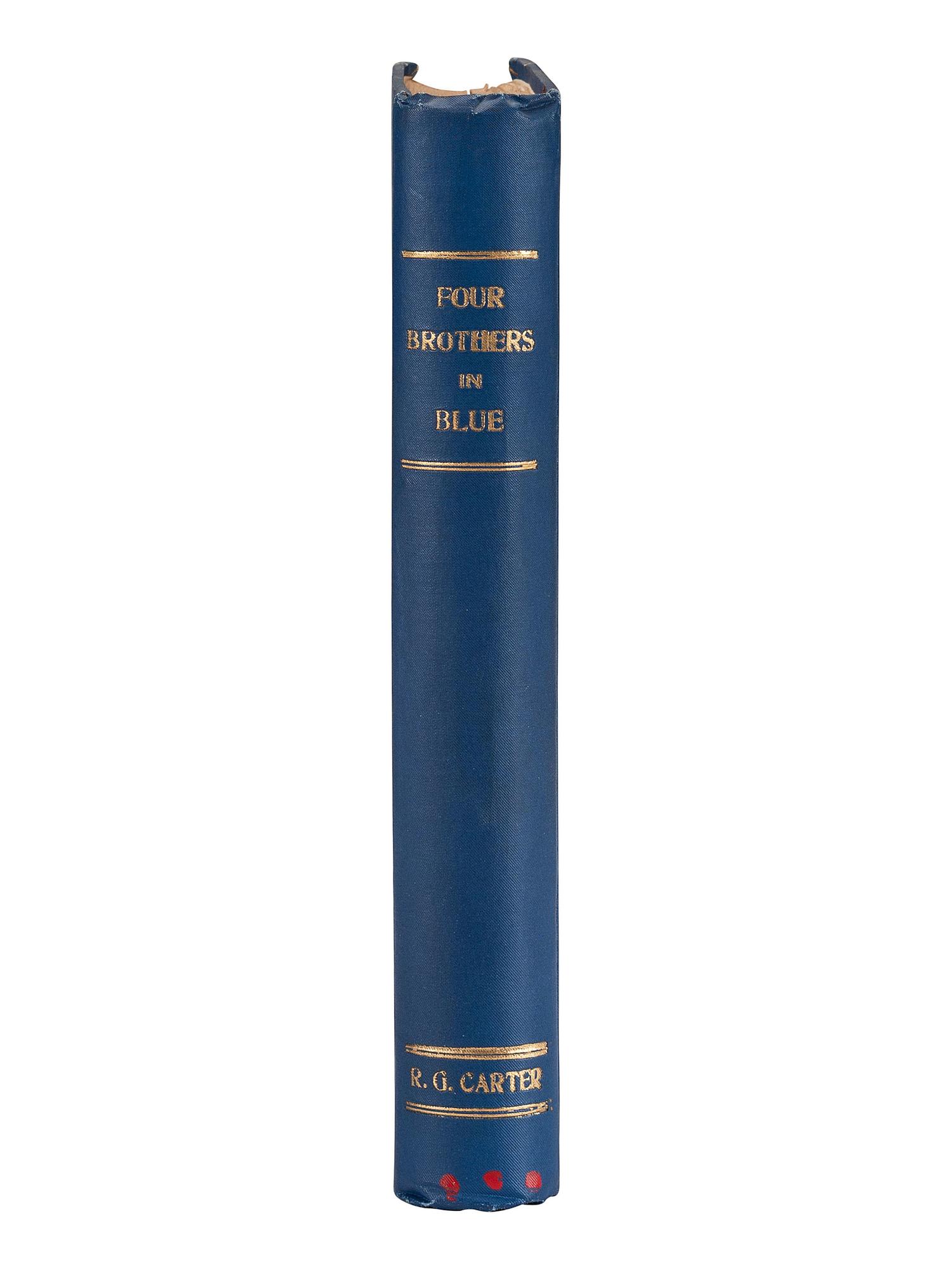 [CIVIL WAR]. CARTER, Robert G. Four Brothers in Blue . Washington: Press of Gibson Bros., Inc, 1913.