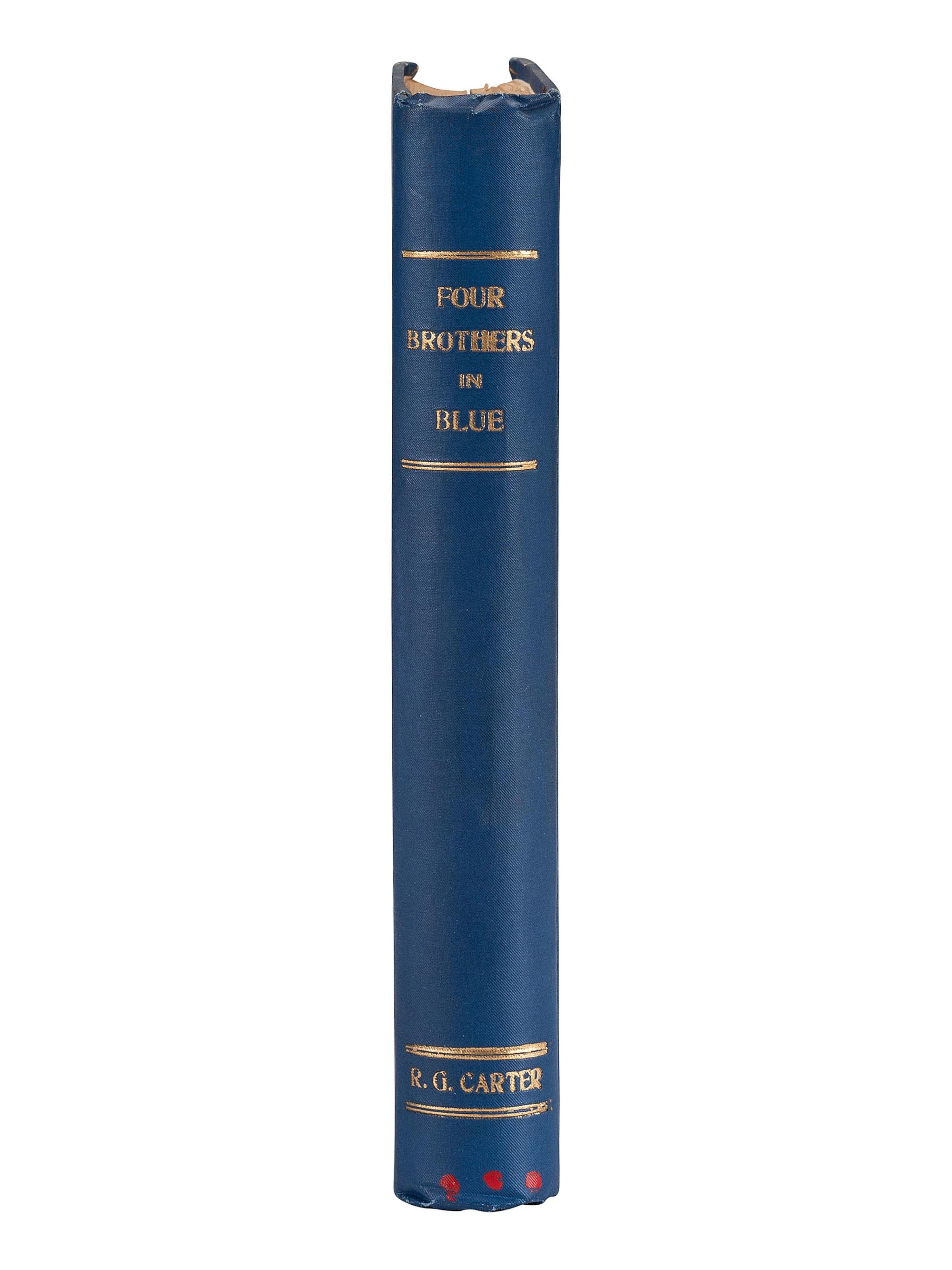 [CIVIL WAR]. CARTER, Robert G. Four Brothers in Blue . Washington: Press of Gibson Bros., Inc, 1913.