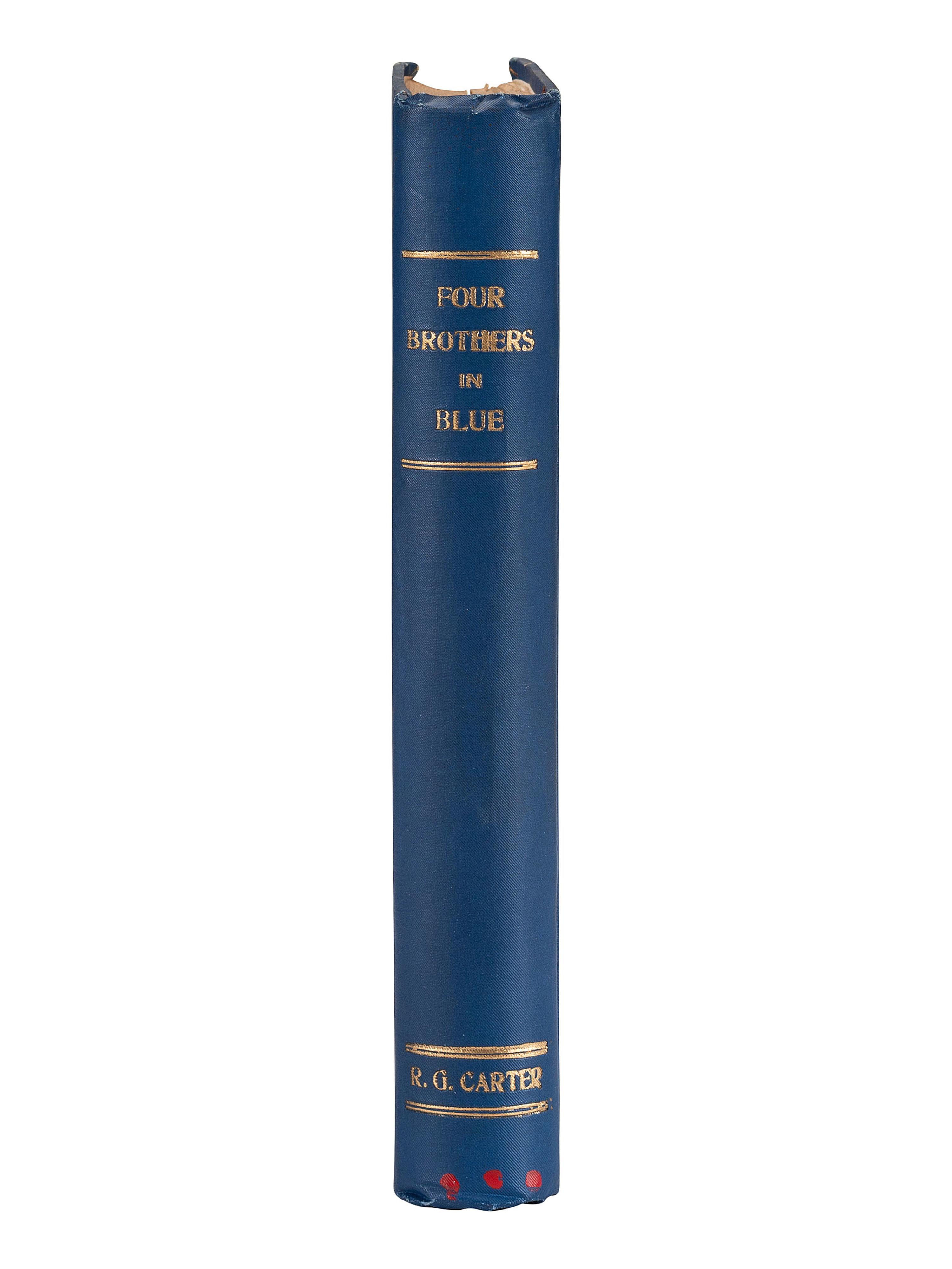 [CIVIL WAR]. CARTER, Robert G. Four Brothers in Blue . Washington: Press of Gibson Bros., Inc, 1913.
