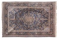 A Kashan Wool Rug 13 feet 10 inches x 10 feet 1 inch. — CIRCA 1950s
