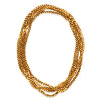 YELLOW GOLD FANCY LINK NECKLACE
