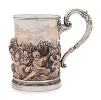 An English Silver-Plate Drinking Mug