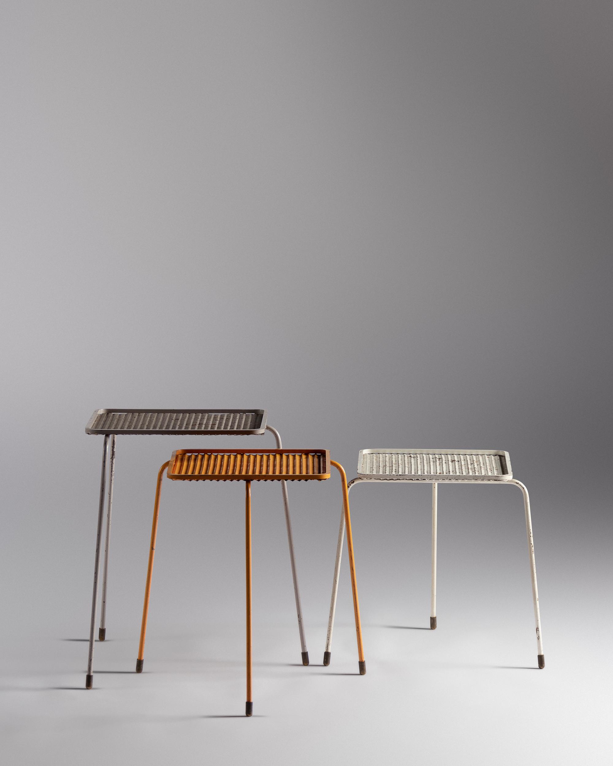 Set of Soumba Nesting Tables, Atelier Matégot, France