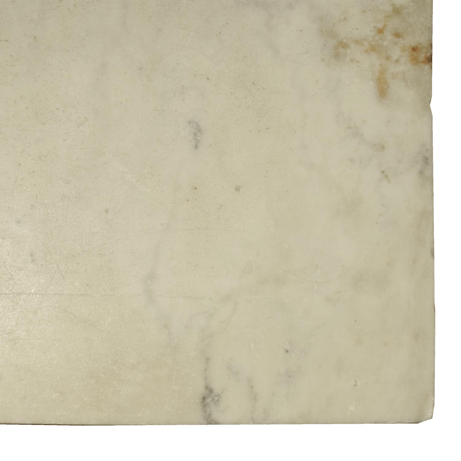 A Wood, Marble and Iron Country Store Counter 123.75" W x 24" D x 33.5" H — United States, 19th/20th Century