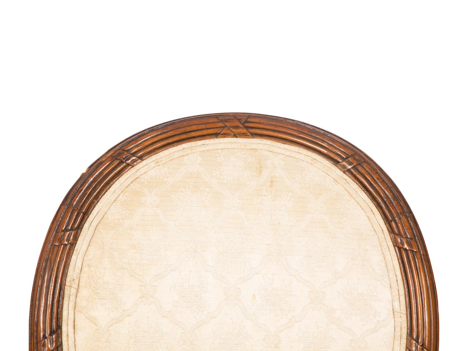 A Set of Four Louis XVI Style Side Chairs